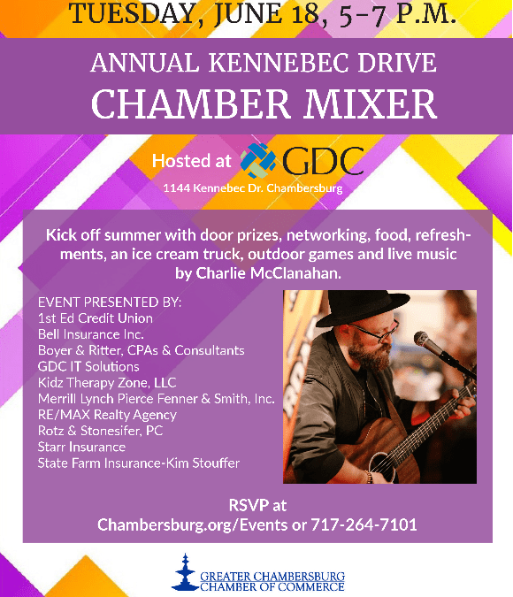 GDC Hosts the Annual Greater Chambersburg of Commerce Kennebec Drive Mixer for the Third Year