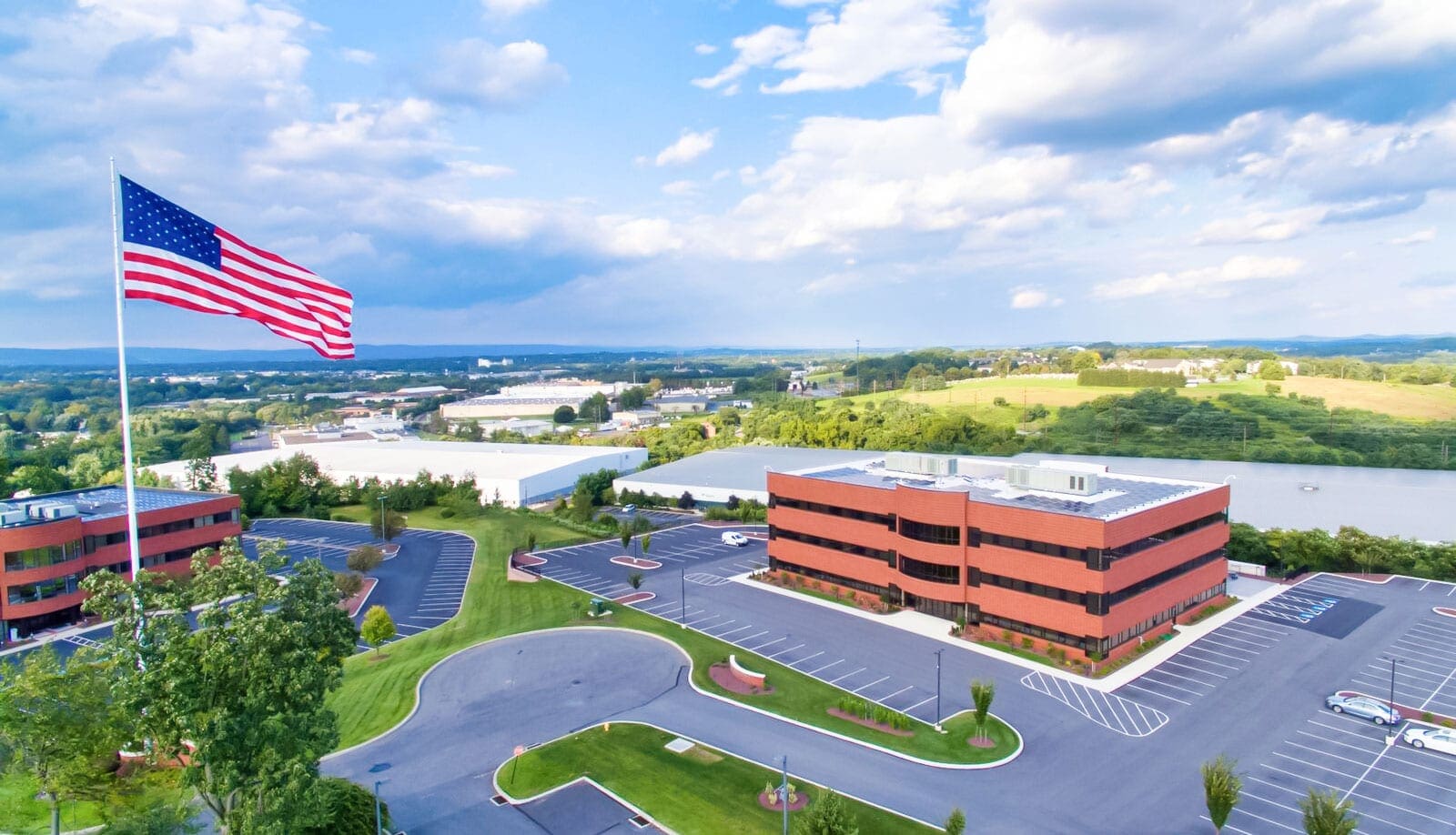 Regional Office - Lena Office Building Exterior Aerial