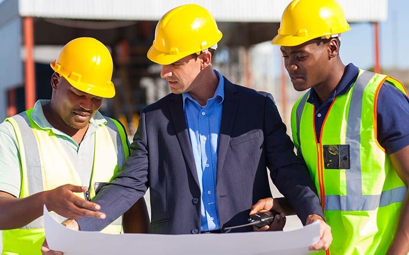 Construction Workers on Site