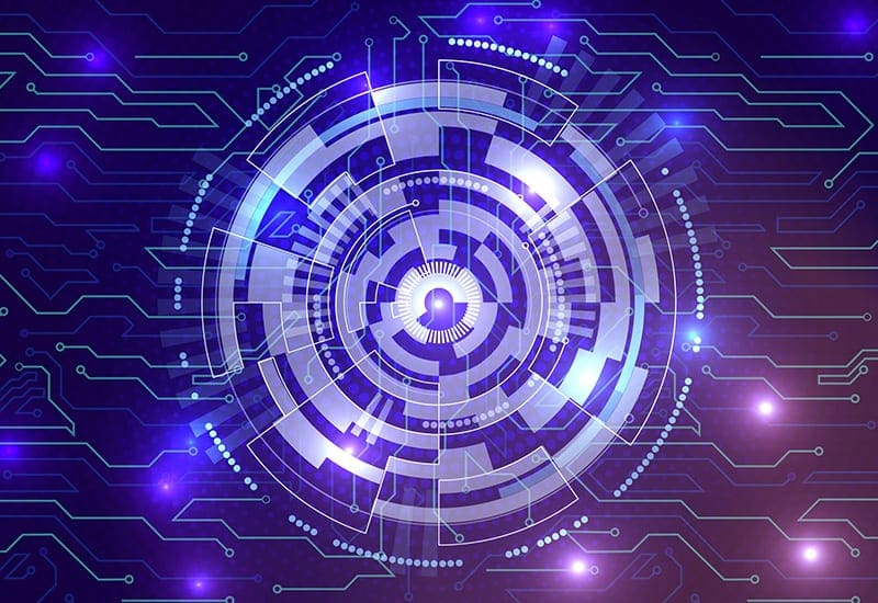 Circular Data Diagram Illustration