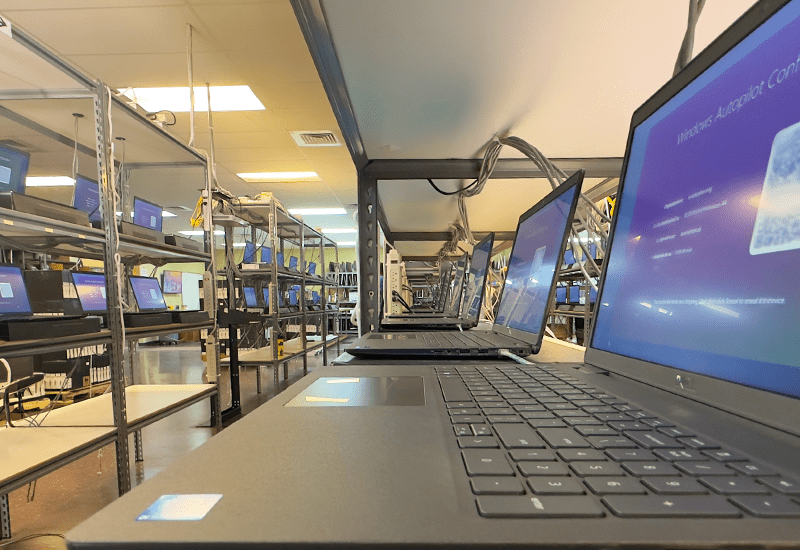 Laptop Imaging at GDC Depot Services using AutoPilot