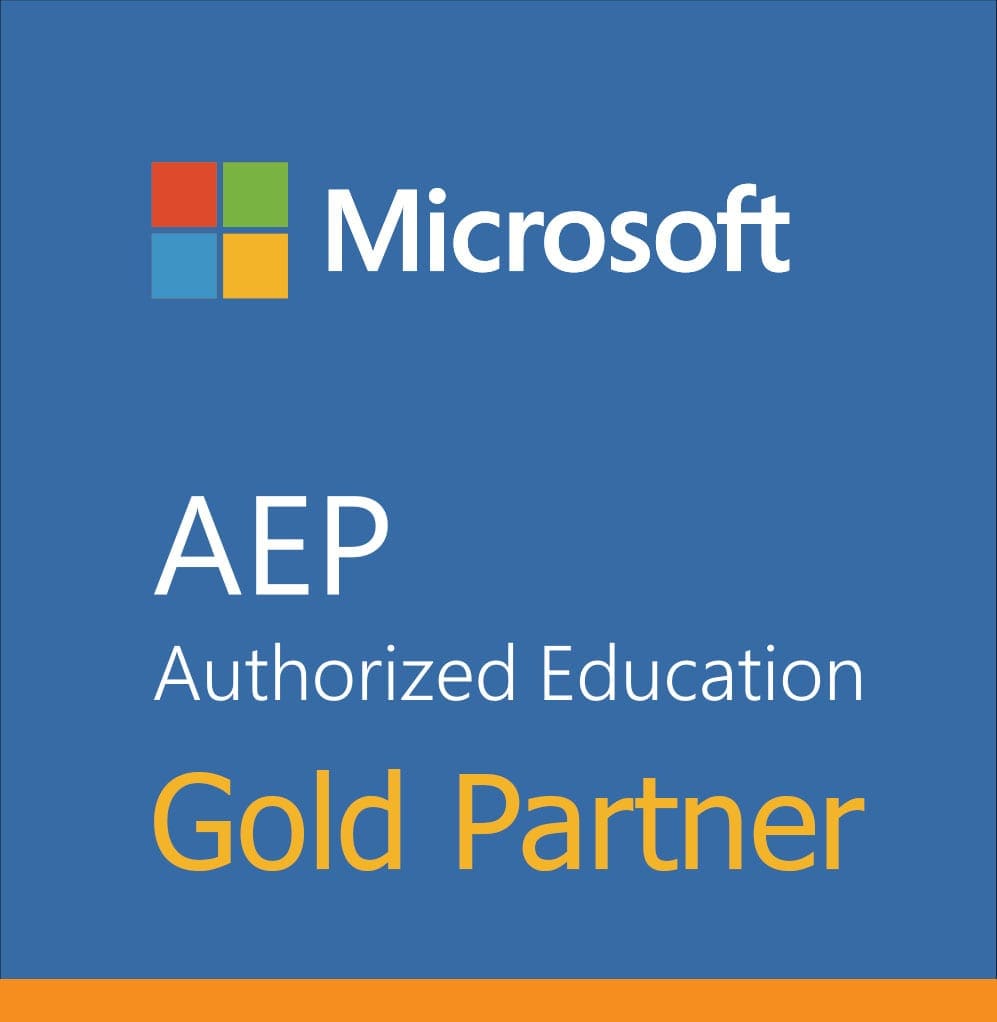 Microsoft Authorized Education Gold Partner Badge