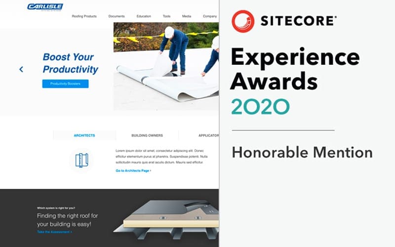 GDC Receives 2020 Sitecore Experience Award Honorable Mention