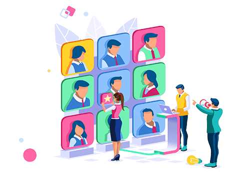 Workforce Talent Network Illustration